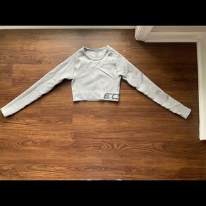 Echt women-arise comfort long sleeve top -flint XS